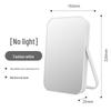 Portable LED Makeup Mirror with Adjustable Fill Light, Foldable Design, and Rechargeable Square Shape