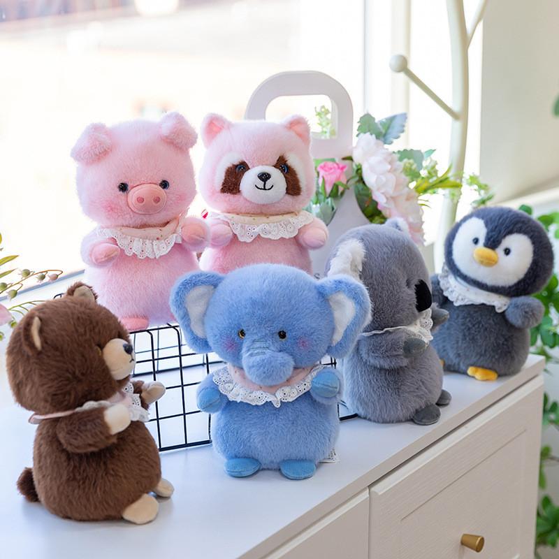 Forest Animal Elephant Koala Penguin Soft Plush Doll With Cute Design For Home Decor And Toy Collection
