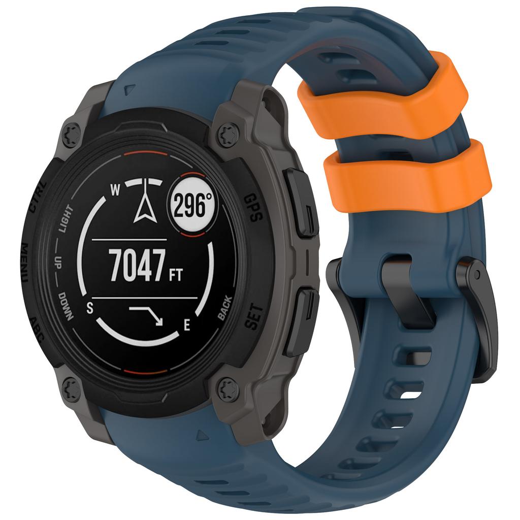 Sweat-resistant and Hypoallergenic Silicone Watch Band Precision Fit for Garmin Instinct E 40mm 45mm Replacement Sports Strap