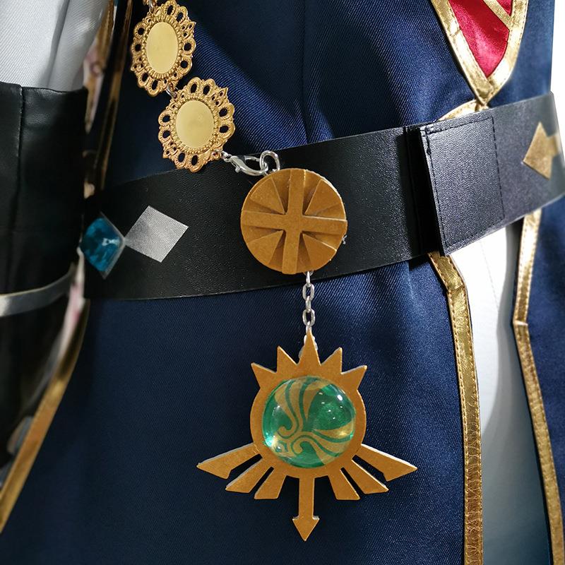 Игра Косплей Костюм Жан Gunnhildr Aldult Женщина Топ Брюки Плащ Головной Убор Парик Хэллоуин Рейв Вечеринка Аниме Костюм