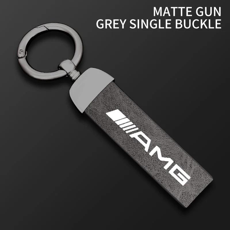 NGKP8 Zinc Alloy Car Flip Key Case Cover For Mercedes Benz A B C S Class AMG GLA CLA GLC W176 W221 W204 W205 Leather Shell Fob Holder