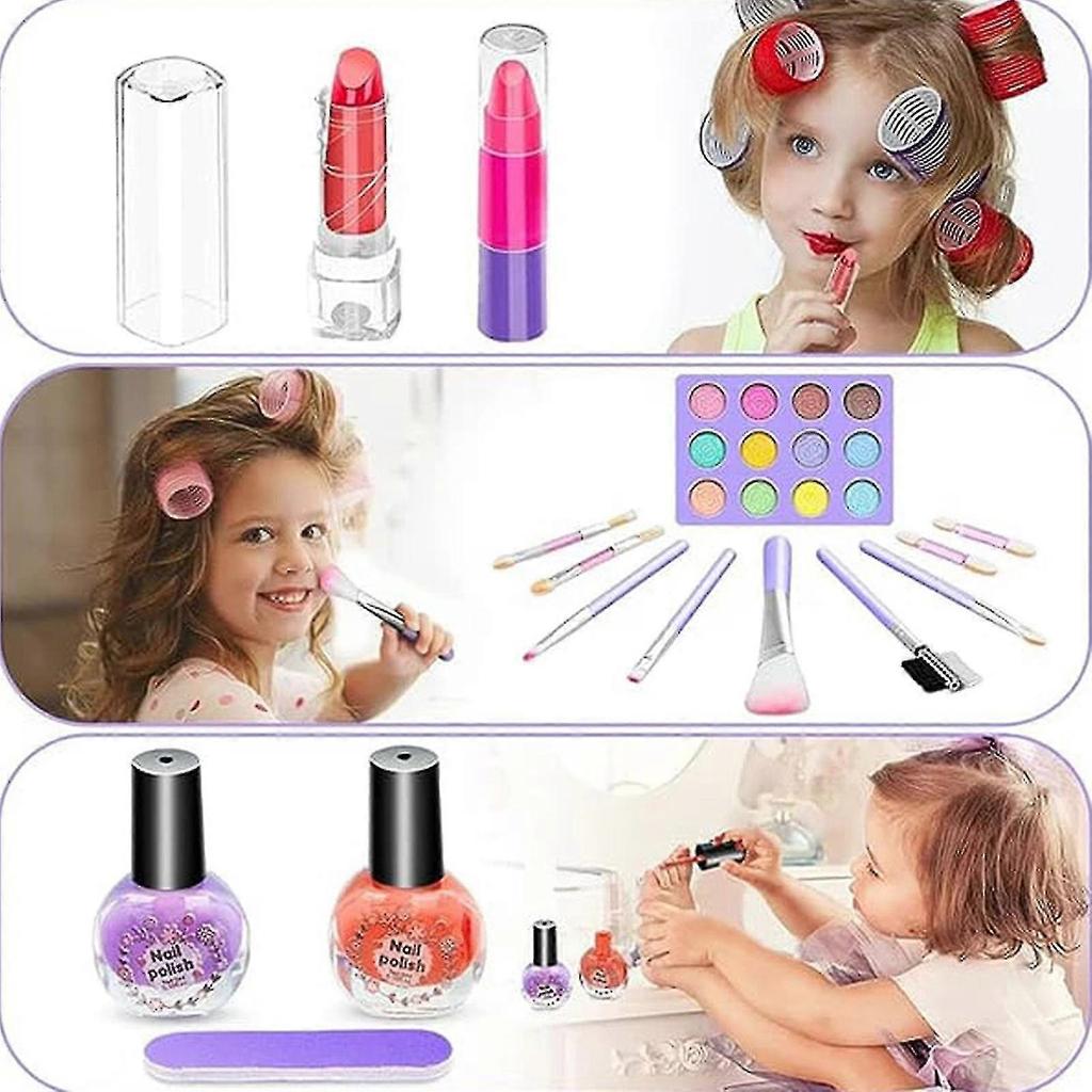 Kids Washable Makeup Girls Toys - Girls Makeup Kit For Kids Make Up Set Real/yy