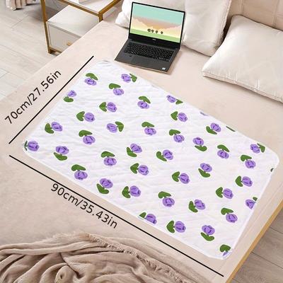 1 шт. Многоразовые подкладки - Непромокаемые, Противоскользящие, Устойчивые к пятнам, Машинная стирка для пожилых людей, взрослых, женской менструальной гигиены и домашних животных