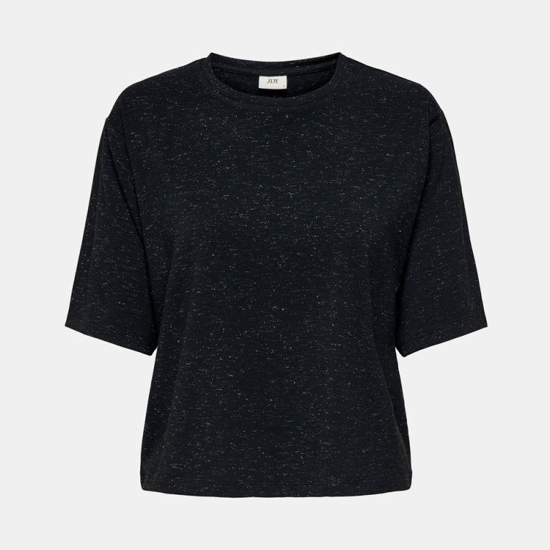 Меланжевая футболка с золотистыми нитями kallas Женская JDY