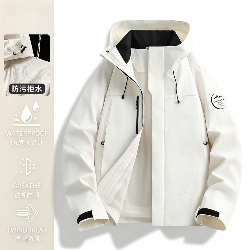 3-in-1 Detachable Waterproof Windproof Hiking Jacket Men Women Outdoor Trekking Camping Breathable Insulated Shell