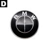 Для BMW M Углеродное волокно 50-летний юбилей Комплект переднего и заднего логотипов для BMW 82 мм 74 мм Значки F30 F10 E46 E90 2-контактная основа DIY Замена Декоративный набор