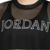 Jordan Укороченные топы женские черные с круглым вырезом умеренные CZ1892-010
