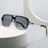 Экспорт Новые Современные Ретро Солнцезащитные Очки с Большой Оправой для Мужчин Стиль Инс Уличная Съемка Известный Бренд Чернила Lh268