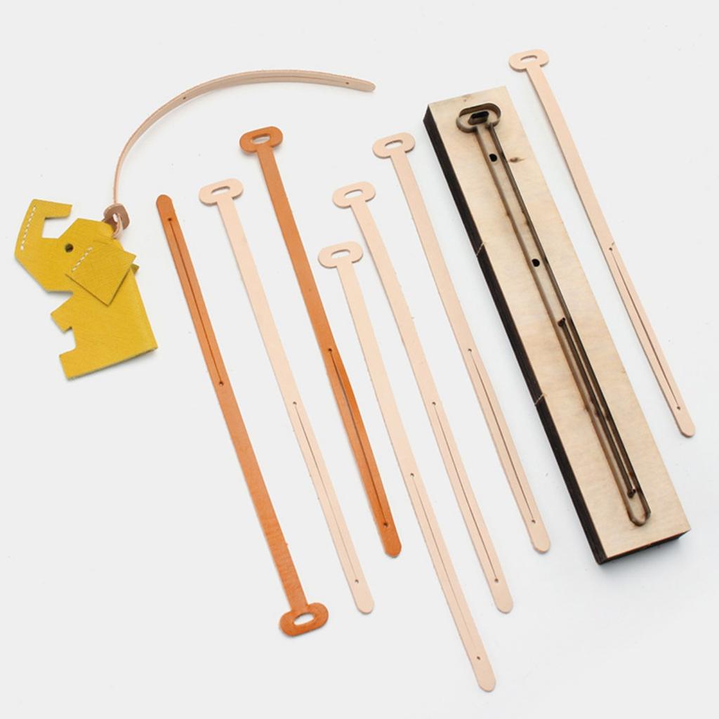 Практичный кожаный шаблон для украшения сумки, длинный соединительный ремень, кожаная резка, форма для самостоятельного изготовления шнура, штамп для вырубки кожи