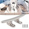 Boat Hardware Flat Rope Tie Down Bollard Lightweight Sturdy Mooring Cleat