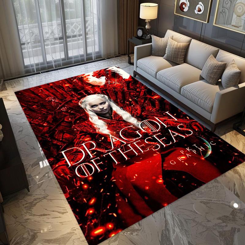 Daenerys's Resolve: Faith Power carpet Living room and bedroom mats Suitable for all seasons Art Doormat Dormitory decoration