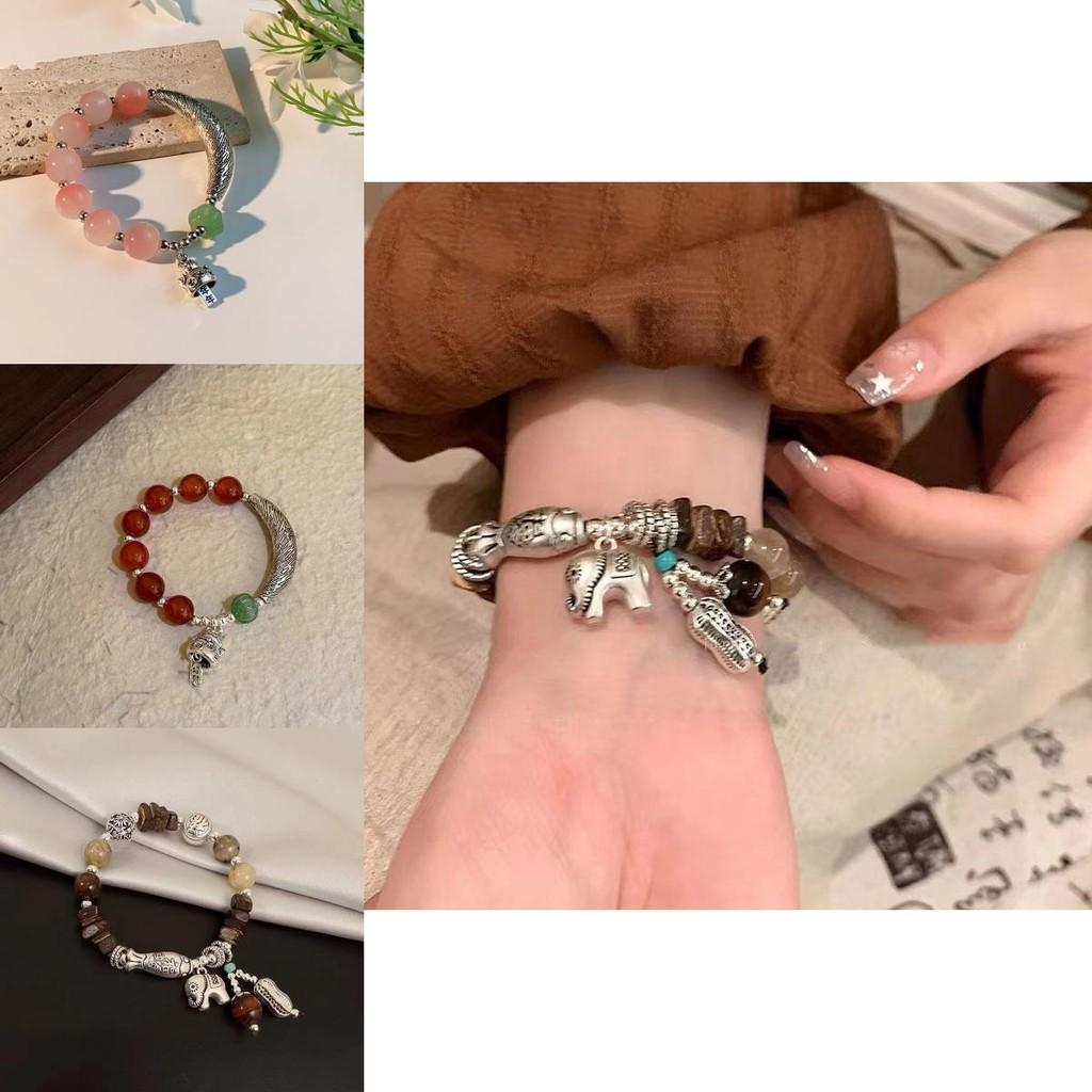 Exquisite Alloy Ethnic Elephant Bracelet For Women New Chic Geometric Design