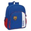 School Bag FC. Barcelona Blue Maroon 32 X 38 X 12 Cm