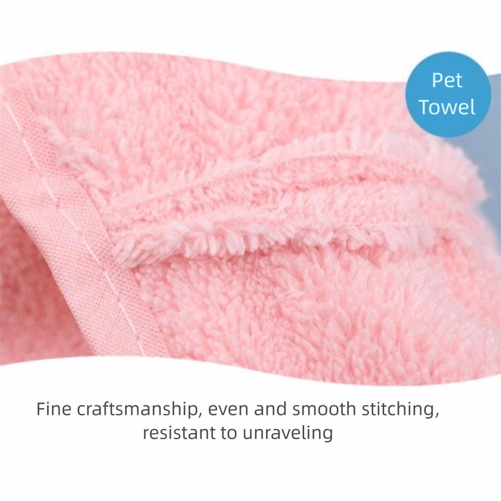 1 Pair Absorbent Pet Bath Gloves Quick Drying Dog Bath Supplies Dogs Paw Towel  for Cats and Dogs
