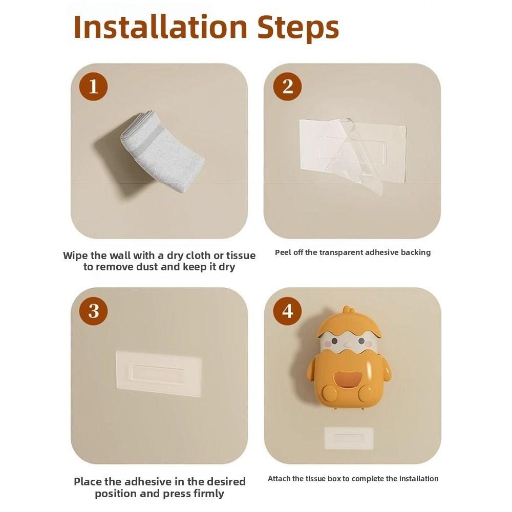 Водонепроницаемая стойка для хранения рулонной бумаги, мультяшный ящик для хранения мелочей для ванной комнаты, мешок для мусора