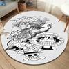 Luffy D Round Area Rug Carpet Rug For Living Room Bedroom Sofa Playroom Decor Nonslip Floor Mat