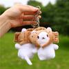 Jewelry Bag Girls Cute Kids Women Key Chains Bag Pendant Cat Plush Keychain Cat Snapper Keyrings