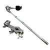 Drum Extension Clamp Metal Drum Clamp Holder Stand Drum Clamp Extension Clip Cymbal Drum Arm Stand Holder with Felt Pad