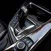 Car Styling Carbon fiber interior button panel Decoration Cover Trim Sticker frame For BMW 3 Series F30 3gt F34 F32 Accessories