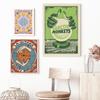 Винтажные калейдоскопические постеры и принты Arctic Monkeys Magic Typography Wall Art Canvas Painting Decor Pictures for Teen Room
