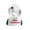 Christmas Snow Globe with Colorful Lighting Lovely Shape Desktop Decor Santa Claus Snowman Glass Ball Ornament Children Gift