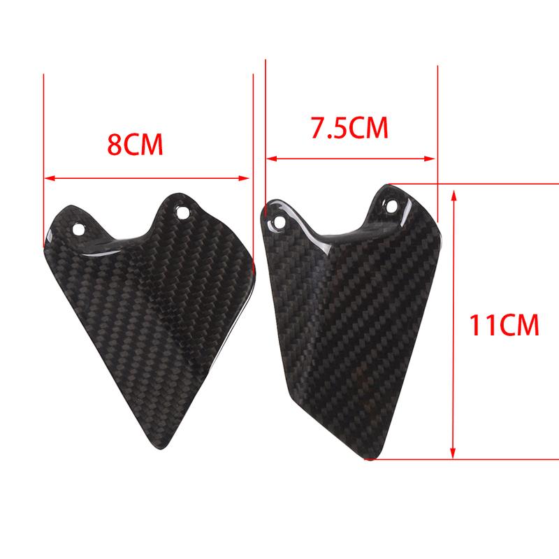 For Ducati 748 916 996 998 100% Carbon Fiber Front Rearset Heel Guard Mount Plate Cowling Motorcycle Fairing