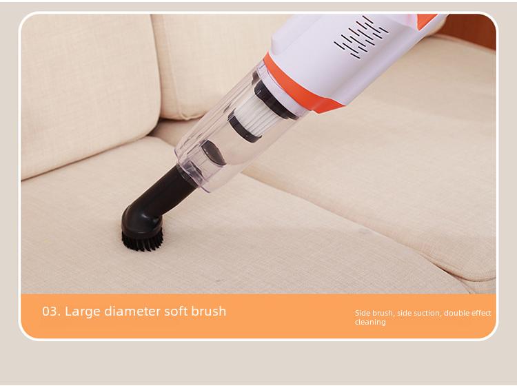 Беспроводной ручной пылесос Eco Bear: Мощное всасывание для дома и автомобиля, влажная/сухая уборка, подметальная машина двойного назначения и швабра.