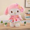 Плюшевая игрушка Hello Kitty My Melody с мягким коротким ворсом для коллекционногоdisplay и в качестве подарка