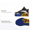 Детские баскетбольные кроссовки Cement Krypton Comfortable Mesh Non-Slip Airy Low Top Детские баскетбольные кроссовки Black Blue A312411108H-2