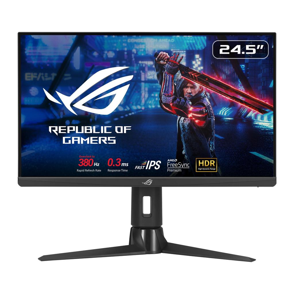 Asus ESports Gaming Monitor ROG Strix XG259QN Inch Full HD 380Hz Fast IPS 1ms Premium 24.5 / / / / (min. 0.3ms) / HDR/FreeSync Technology/ELMB SYNC/