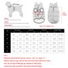 Двусторонняя куртка для большой собаки Зимняя теплая одежда для средних и крупных собак Водонепроницаемый ветрозащитный жилет для питомца Пальто Наряды для золотистого ретривера