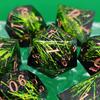 Resin DND Dice RPG Dices for Dungeon and Dragons Game Polyhedral Dice Set for Party