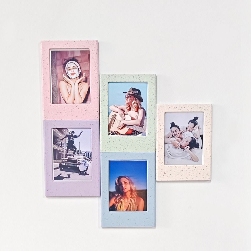 Colorful Instant Camera Photo Frame 3 inch Picture Display Holder New Refrigerator Sticker