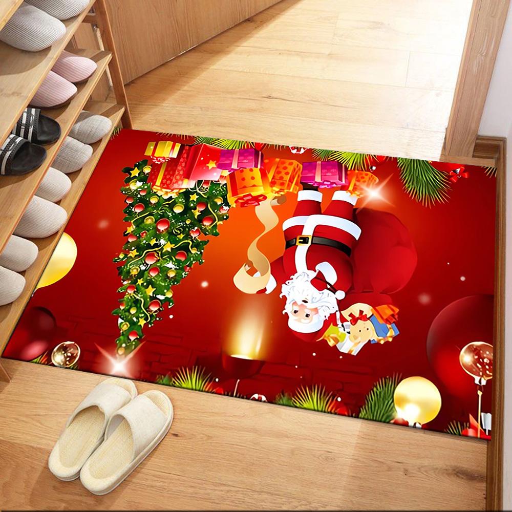 Christmas 355 Carpet Design for Outdoor Decorate room Balcony Foyer Anti-slip Rug Decorate Offices Perfect Birthday/Christmas Gift Idea