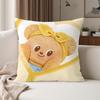 Cute Cartoon B-Butterbear Pillow Case Suitable For Bedrooms Living Rooms Cars Home Decoration