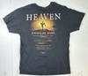 Jesus Because of Him Heaven Knows My Name Christian T Shirt Black Large