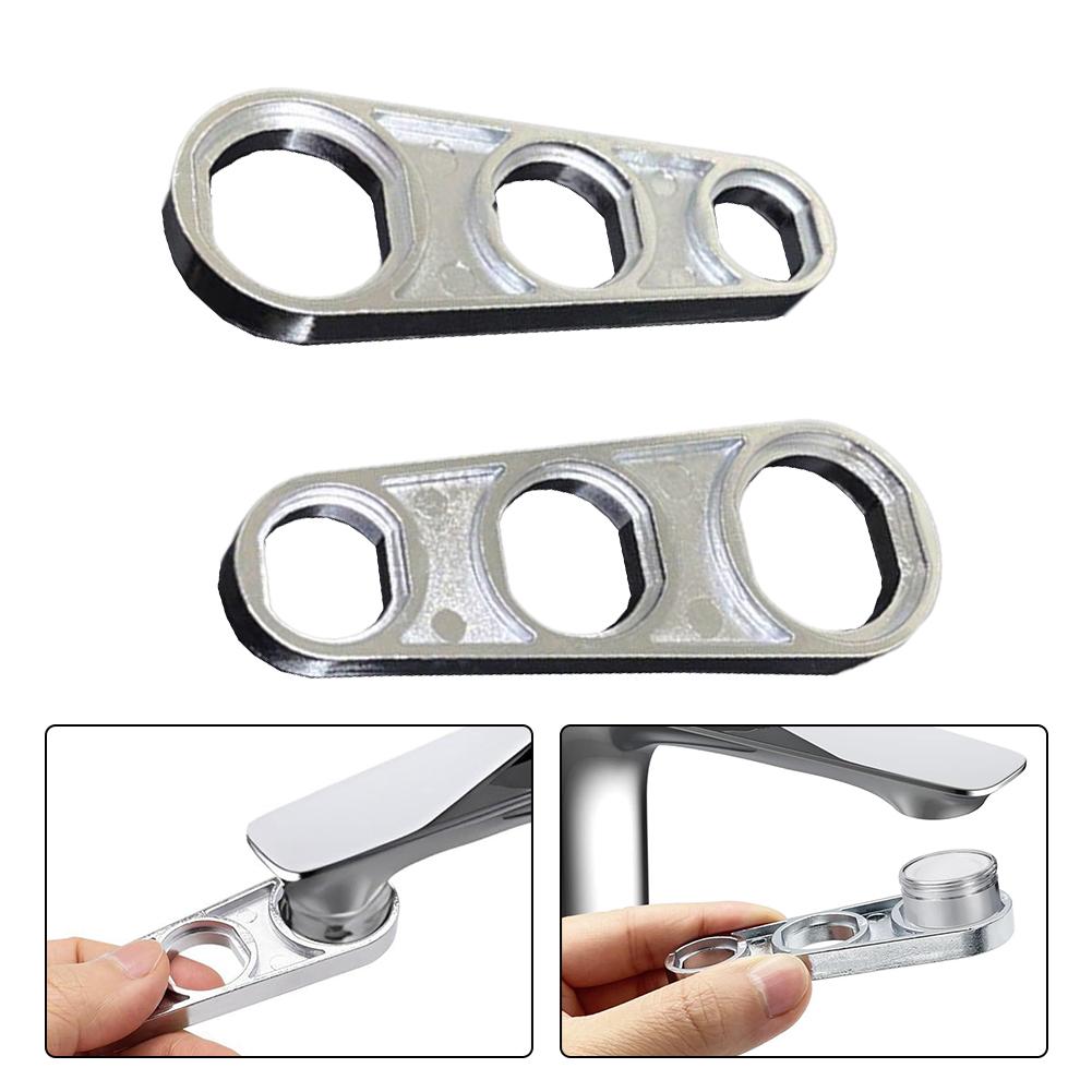 6IN1 Faucet Wrench Tool Water Outlet Aerator Wrench Faucet Nozzle Filter Repair Tool Filter Head Replacement Disassembly Tool