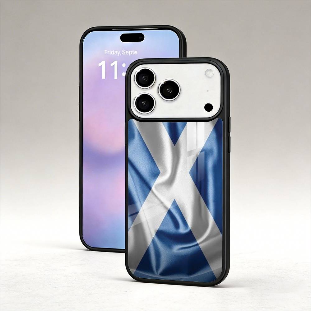 Чехол для телефона с шотландским флагом S-Scotland Для iPhone 17,16,15,14,13,12,Pro,Max Для Magsafe Магнитная Беспроводная Зарядка