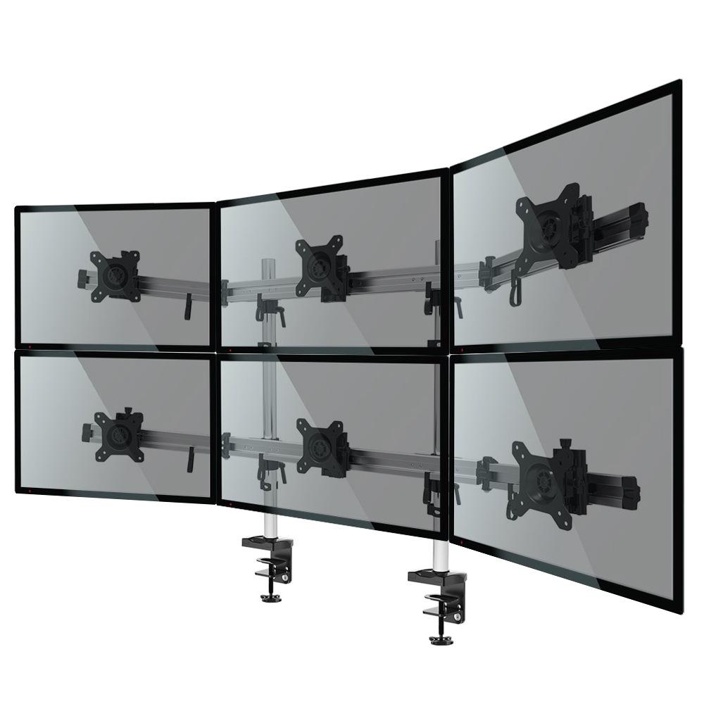 Gibbon MP260C-2 Двойная стойка для шести ЖК-мониторов для мониторинга ценных бумаг
