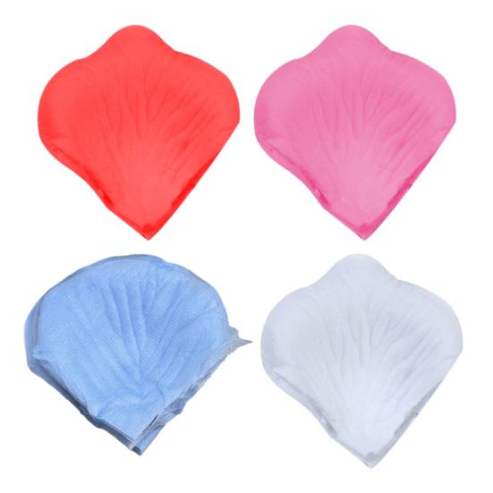 1 Bag Artificial Fake Rose Petals Eco-friendly Realistic Looking Colorful Simulation Silk