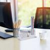 2026 Best!! Acrylic Business Card Holder for Desk with Transparent Design and Smooth Edges 4.7 x 2.8 x