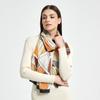Four Seasons Available New Women'S Herringbone Pattern Long Silk Scarf, Printed Imitation Silk And Satin Shawl Scarf