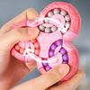 Fidget Spinner 6-sided Cube 2-in-1 Puzzle Decompression Toy Compact Portable Creative Stereo Flip Rotating Educational Toy