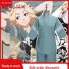 Tokyo Revengers Manjiro Sano Cosplay Kimono - Green Anime Costume