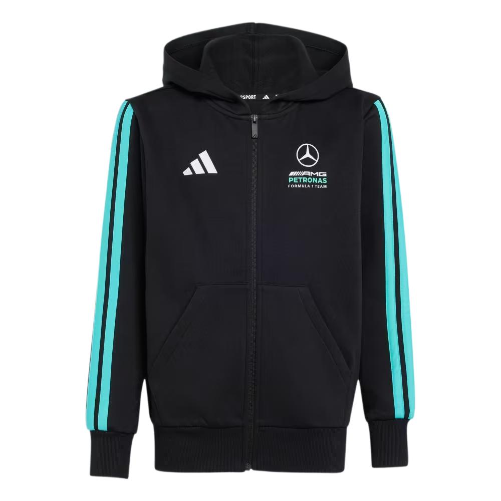 adidas Худи на молнии Mercedes - AMG F1 Team DNA с вышивкой для детей KE5919