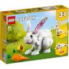 LEGO Создатель Эксперт Белый Кролик Игрушка Подарок День Рождения Блок Рождество Девочки Мальчики Дети 8 Лет 9 Лет 10 Лет Начальная Школа