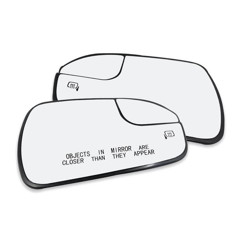 ABLZ-For Ford Fusion 2013- Left & Right Car Door Side Rearview Mirror Glass With Heated DS7Z17K707F, DS7Z17K707B