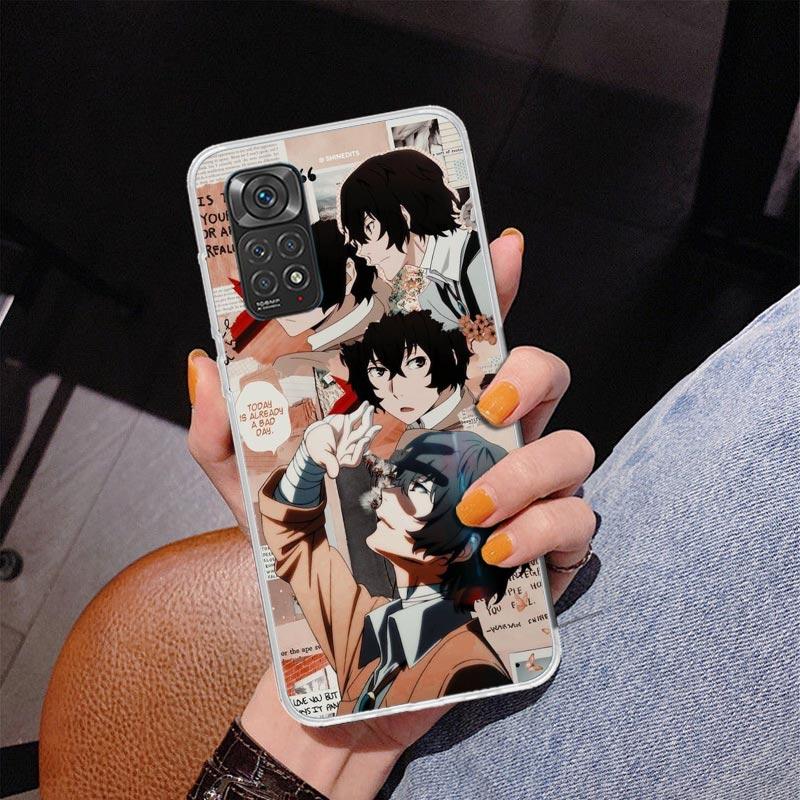 Плакат Bungo Stray Dogs Чехол для телефона Аниме Для Xiaomi Redmi Note 15 14 13 12S 12 11 Pro Plus 14S 11S 11E 10 10S 11T 5G Персонализировать