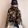 2024 New Soft Unique Personality Imitating Cashmere Scarf for Women Winter Warm Proof
