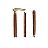 Wood Folding Walking Stick 91.44 Cm Handcrafted Walking Cane with Brass Handle Gifts Grand Mother Fathers Day Gift Item